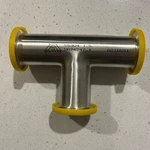 1.5" A3 304 Stainless Steel Jensen Kwik Clamp 90 Deg Elbow. Fixed Price $40.00.