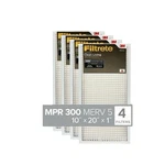 Filtrete Clean Living Basic Dust Furnace Air Filter 10X20X1, Mpr 300, 4 Pack. Fixed Price $20.99.