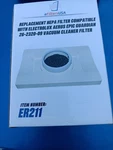 Efilters Usa Replacement Hepa Carbon Combination Item # ER211 Nib M155. Fixed Price $24.99.