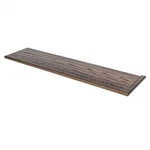 In. X 11.5 48 Prefinished Mocha Red Oak Right Return Plain Cut Tread. Fixed Price $120.96.