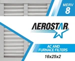 Aerostar 16X25X2 Merv 8 & Furnace Air Filter Pack. Fixed Price $37.99.