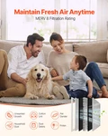 Vevor Electrostatic Air Filter, 20X25X1 Inch Washable & Reusable Aluminum Ac/hva. Fixed Price $42.83.