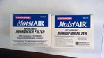 Two (2) Emerson Moistair Replacement Humidifier Filters HDC-3T. Fixed Price $20.00.