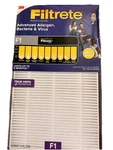 Filtrete F1 3M Advanced Alergen Bacteria Virus True Hepa Air Purifer Filter. Fixed Price $22.95.