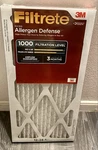 3M Filtrete 12X24X1 Furnace Air Filter Pack Mpr 1000 Micro Allergen Defense. Fixed Price $20.00.
