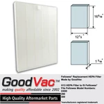 Goodvac Replacement Filter For Fellowes Aeramax 300 290 DX95 Hepa Air Purifier. Fixed Price $26.99.