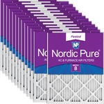 Nordic Pure 18X18X1 Actual Size 17 3/4 Pleated Merv Air. Fixed Price $280.90.