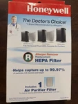 Honeywell HRFR1 Hepa Purifier Filter - Captures Airborne Allergens Pollens. Fixed Price $16.00.