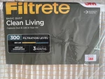 Filtrete Dust Reduction Filter Electrostatic 20 X 1 Pleated 300 Mpr 6-PACK. Fixed Price $29.99.