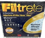 3M Filtrete Maximum Allergen Reduction Filter 1500 Performance Rating. 14X14X1.. Fixed Price $11.56.
