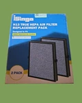 H13 True Hepa Replacement Filter 2 Pack For Isingo MK04 MG04JH Air Purifier. Fixed Price $24.99.