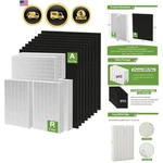6 Pack Hepa Filter Replacement For Honeywell Air Purifiers Series, .... Fixed Price $88.50.