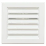 New Package Novik Gable Vent * White 12 X Inch Screened Adjustable. Fixed Price $49.00.