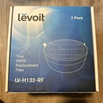 Levoit Air Purifier LV-H132-RF Replacement, True Hepa Activated Carbon Filters. Fixed Price $25.00.