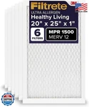 Filtrete 20X25X1 Merv 12 Mpr 1500 Furnace Air Filter 6-PACK. Fixed Price $156.99.