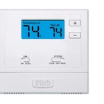 PRO1 Iaq T601-2 Single-stage HOT/1 Cold Non-programmable Thermostat. Fixed Price $68.16.