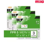 16 X Standard Pleated Air Fpr 5, 3-PACK, Filters Replacement. Fixed Price $19.05.