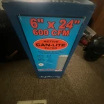 Can-lite Active Carbon Odor Filter 6IN 24IN 600 Cfm For Exhaust Fan. Fixed Price $45.99.