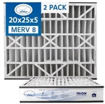Trion Air Bear 255649-102 (2 Pack)- Pleated Furnace Filter 20"X25"X5" Merv 8. Fixed Price $56.12.