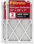 2-PACK 20X25X1 Mpr 1000 Electrostatic Air Filter Allergen Protection. Fixed Price $49.99.