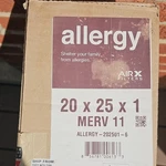 Airx Filters Merv 11 Pleated Antimicrobial 20X25X1 6 Pack. Fixed Price $35.00.