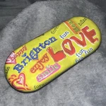Brighton Sunglasses Tin Case Love Happy Fun Multicolor Eyeglasses. Fixed Price $11.40.