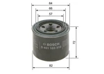 Bosch Oil Filter Hyundai Mitsubishi Kia 2,0 1,6 1000126822 1016004387 1140320. Fixed Price $33.32.