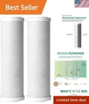 2-PACK Ao Smith 5 Micron Water Filter Cartridges Easy Replacement Solution. Fixed Price $33.99.