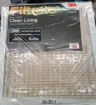 Filtrete 20X20X1 Mpr 300 Clean Living Basic Dust Furnace Air Filter Pack Of 6. Fixed Price $23.95.