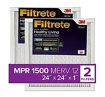 Filtrete 24X24X1, Furnace Air Filter Merv 12 Healthy Living Ultra Allergen 3M. Fixed Price $29.00.