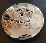 Nos 8" Round 200MM Air Cleaner Filter Live To Ride Harley Evo Bt 1990 1999. Fixed Price $117.10.