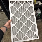 Aaf Flanders 16 In. W X 25 Synthetic 8 Merv Pleated Air Filter. Fixed Price $15.00.