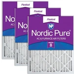 Nordic Pure 16X16X2 (15 1/2 3/4) Pleated Merv 8 Air Filters Pack. Fixed Price $54.05.