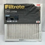 M3 Filtrete Furnace Air Filter 20X20X1 Mpr 300 Clean Living Basic Dust 6 Pack. Fixed Price $16.99.