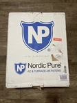 Pack Nordic Pure 20X25X4 (3 5/8) Pleated Air Filter Merv 12 + Carbon. Fixed Price $42.98.
