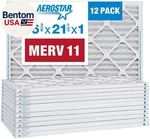 16 3/8X21 1/2X1 Merv Pleated Air Filter, Furnace 12 Pack (actu. Fixed Price $207.71.