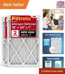 Air Filter 18X24X1 Polypropylene Mpr Merv 11 Allergen Defense Pack. Fixed Price $35.99.