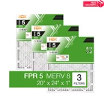 20 X 24 1 Standard Pleated Air Fpr 5, 3-PACK, Filters Replacement. Fixed Price $19.05.