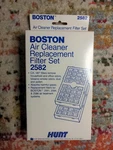 Boston 2582 Air Cleaner Replacement Filter Set. Fixed Price $23.57.