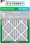 Filterbuy 16X20X2 Pleated Air Filters, Replacement For Hvac Furnace (merv 8). Fixed Price $29.98.