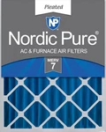 Nordic Pure 20X24X4 (3 5/8) Pleated Merv 7 Air Filter 1 Pack. Fixed Price $32.49.