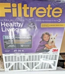 Pack 3M Ultra Allergen Reduction Filters 20" X 25" 4" NDP03-4IN-4 7100097247. Fixed Price $53.00.
