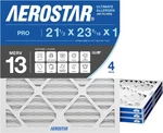 21.5X23.3125X1 Merv 13-4 Count Pleated Hvac, Furnace & Air Conditioner Filters. Fixed Price $112.06.