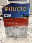 3M Filtrete 1085 Allergen Defense Air Filter 14X20X1 Merv 11 (2-PACK). Fixed Price $27.99.