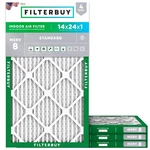 14X24X1 Merv 8 Electrostatic Pleated Pack Filterbuy Air Essential Dust. Fixed Price $59.99.