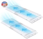 Touri 2 Pack Magnetic Air Vent Extender For Under Furniture, Upgraded Thickened. Fixed Price $42.51.