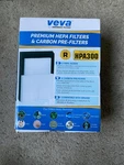 Veva Premium Hepa Replacement Pack W/ 4 Pre-cut Carbon Filters HPA300. Fixed Price $12.50.