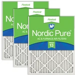 Nordic Pure 14X30X1 Actual Size 13 15/16 29 3/4 Pleated Merv Air. Fixed Price $79.18.
