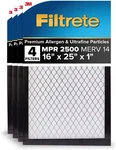 Filtrete 16X25X1 Furnace Air Filter, Merv 14, Mpr 2500, High Performance Prem. Fixed Price $95.99.