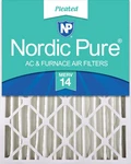 Nordic Pure 20X20X4 (3 5/8) Pleated Merv 14 Air Filter Pack. Fixed Price $46.99.